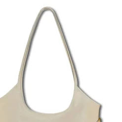 Florence Damen Umhängetasche Leder Tasche beige OTM112I