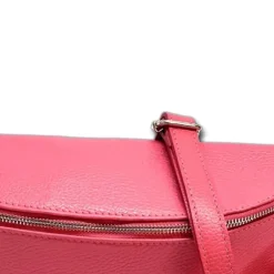 Florence Echtleder Bauchtasche groß Damen rot Jugend OTF825E