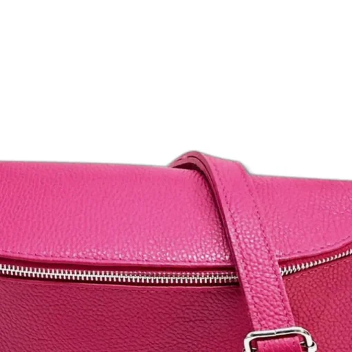 Florence Echtleder Bauchtasche groß Damen fuchsia Jugend OTF825P