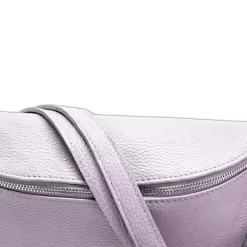 Florence Echtleder Bauchtasche groß Damen rosa Jugend OTF825A