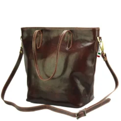 Florence Echtleder Damen braun Businesstasche Shopper OTF133N