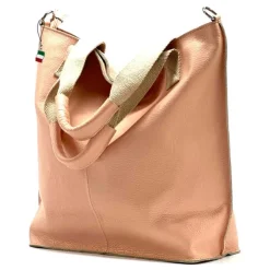 Florence Echtleder Damen rosa Shopper OTF161A