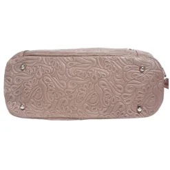 Florence Echtleder Damen taupe braun Henkeltasche OTF130C
