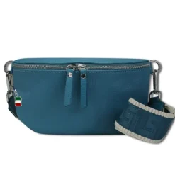 Florence Echtleder Gürteltasche Damen jeansblau Bauchtasche Jugend Damen OTF807F