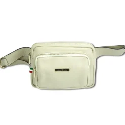 Florence Echtleder Gürteltasche Damen beige Bauchtasche Jugend Damen OTF142W