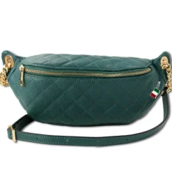 Florence Echtleder Gürteltasche Damen aquamarin Crossbody Bag Jugend OTM811T