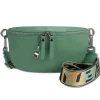 Florence Echtleder Gürteltasche Damen hellgrün Bauchtasche Jugend Damen OTF807L