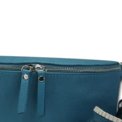 Florence Echtleder Gürteltasche Damen jeansblau Bauchtasche Jugend Damen OTF807F