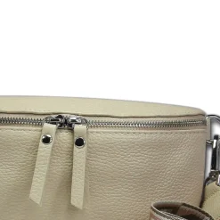 Florence Echtleder Gürteltasche Damen beige Bauchtasche Jugend OTF807I