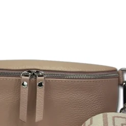 Florence Echtleder Gürteltasche Damen pastell rosa Bauchtasche Jugend OTF807A
