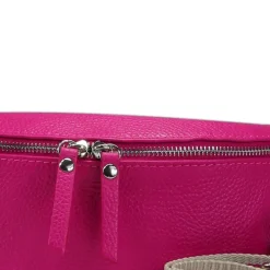 Florence Echtleder Gürteltasche Damen fuchsia Bauchtasche Jugend OTF807P