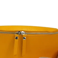 Florence Echtleder Gürteltasche Damen gelb Bauchtasche Jugend Damen OTF807Y