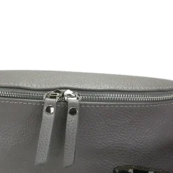Florence Echtleder Gürteltasche Damen grau Bauchtasche Jugend Damen OTF807K