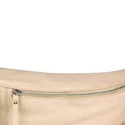 Florence Echtleder Gürteltasche extra groß Damen beige Bauchtasche Jugend OTF820I