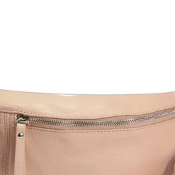 Florence Echtleder Gürteltasche extra groß Damen rosa Bauchtasche Jugend OTF820A