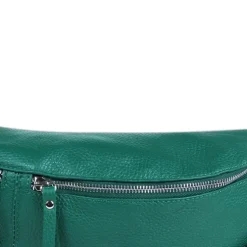Florence Echtleder Gürteltasche extra groß Damen hellgrün Bauchtasche Jugend OTF820L