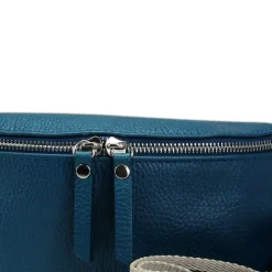 Florence Echtleder Gürteltasche Damen dunkelblau Bauchtasche Jugend OTF807B