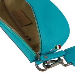 Florence Echtleder Gürteltasche Damen türkis Bauchtasche Jugend Damen OTF807T
