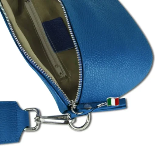 Florence Echtleder Gürteltasche Damen blau Bauchtasche Jugend Damen OTF807M