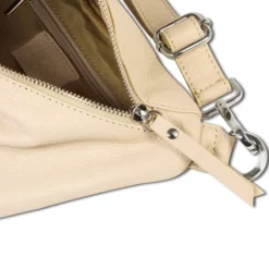 Florence Echtleder Gürteltasche extra groß Damen beige Bauchtasche Jugend OTF820I