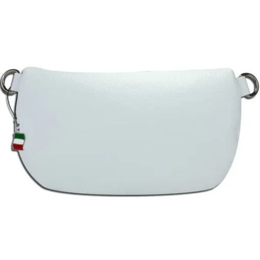 Florence Echtleder Gürteltasche Damen weiß Bauchtasche Jugend Damen OTF807W