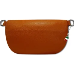 Florence Echtleder Gürteltasche Damen hellbraun Bauchtasche Jugend OTF807C