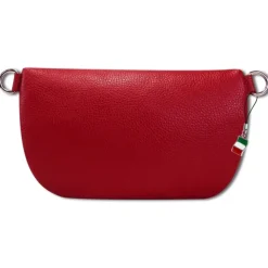 Florence Echtleder Gürteltasche Damen rot Bauchtasche Jugend OTF807R