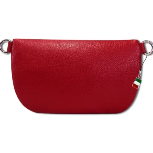 Florence Echtleder Gürteltasche Damen rot Bauchtasche Jugend OTF807R