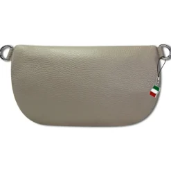 Florence Echtleder Gürteltasche Damen taupe Bauchtasche Jugend OTF807N