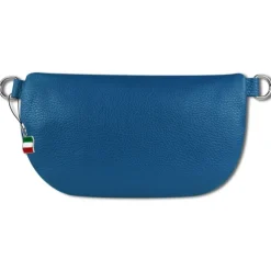 Florence Echtleder Gürteltasche Damen blau Bauchtasche Jugend Damen OTF807M
