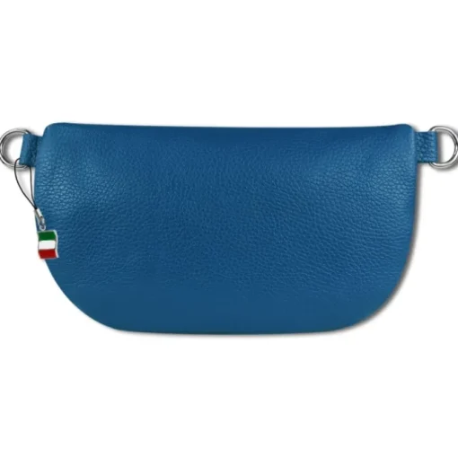 Florence Echtleder Gürteltasche Damen blau Bauchtasche Jugend Damen OTF807M
