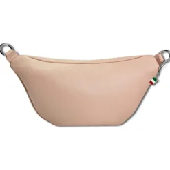 Florence Echtleder Gürteltasche Damen extra groß rosa Bauchtasche Jugend OTF821A