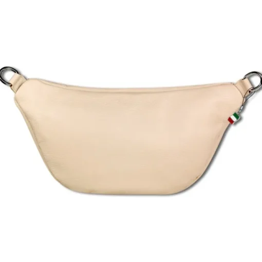 Florence Echtleder Gürteltasche extra groß Damen beige Bauchtasche Jugend OTF820I