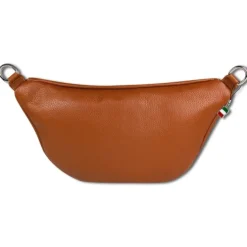 Florence Echtleder Gürteltasche extra groß Damen hellbraun Bauchtasche Jugend OTF820C