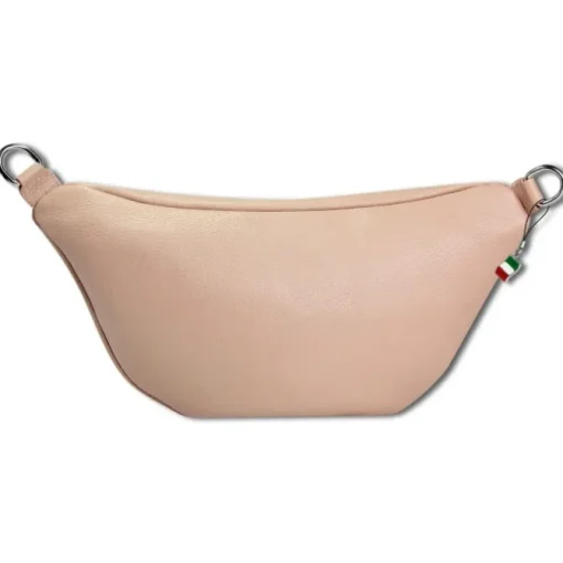 Florence Echtleder Gürteltasche extra groß Damen rosa Bauchtasche Jugend OTF820A