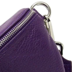 Florence Echtleder Gürteltasche Damen lila Bauchtasche Jugend OTM808V