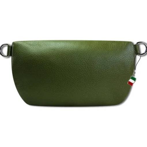Florence Echtleder Gürteltasche Damen grün Bauchtasche Jugend OTF807G