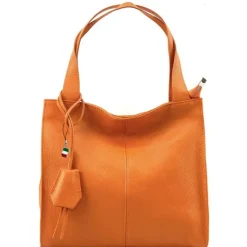 Florence Echtleder Hobo Bag Damen orange OTF155O