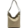 Florence Echtleder Hobo Bag Damen taupe OTF159C