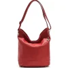 Florence Echtleder Hobo Bag Damen rot OTF159R