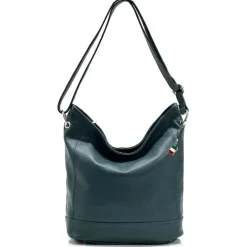 Florence Echtleder Hobo Bag Damen türkis OTF159T