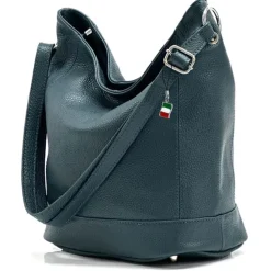 Florence Echtleder Hobo Bag Damen türkis OTF159T