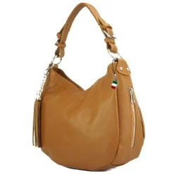 Florence Echtleder Hobo Bag Damen tan braun OTF134N