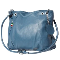 Florence Echtleder Hobo Bag Damen türkis Henkeltasche OTF128T