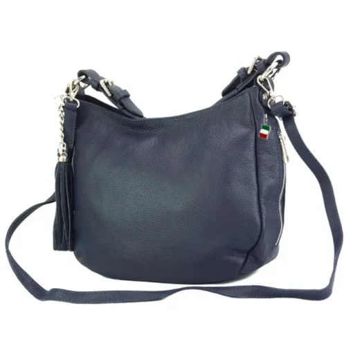 Florence Echtleder Hobo Bag Damen blau OTF134B