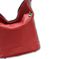 Florence Echtleder Hobo Bag Damen rot OTF159R