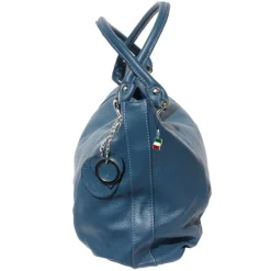 Florence Echtleder Hobo Bag Damen türkis Henkeltasche OTF128T