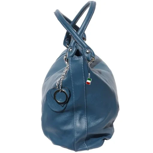 Florence Echtleder Hobo Bag Damen türkis Henkeltasche OTF128T