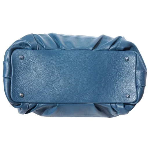 Florence Echtleder Hobo Bag Damen türkis Henkeltasche OTF128T