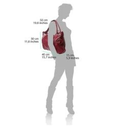 Florence Echtleder Hobo Bag Damen türkis Henkeltasche OTF128T